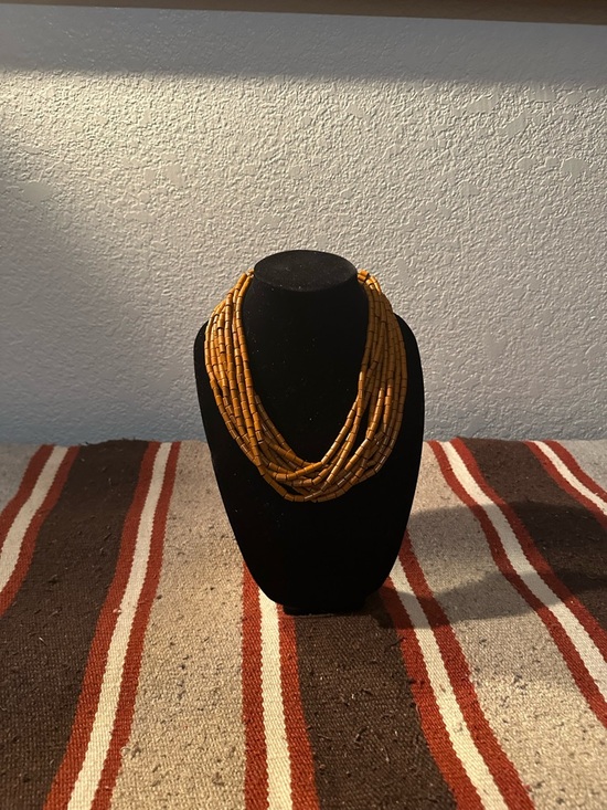 Vintage 1956 NAGA tribal necklace Jewelry - Rare Vintage NAGA Tribal 9 Strand Orange Coral Necklace (1956)